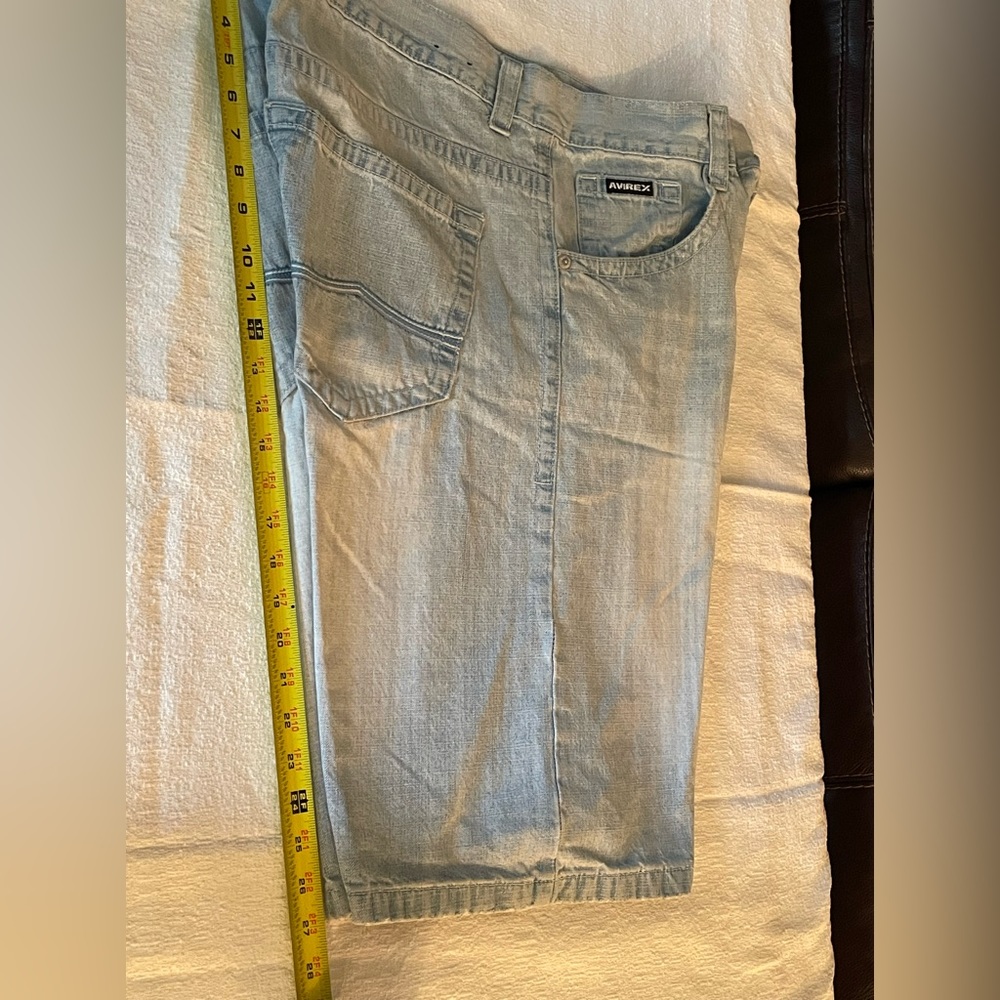 Mens denim shorts